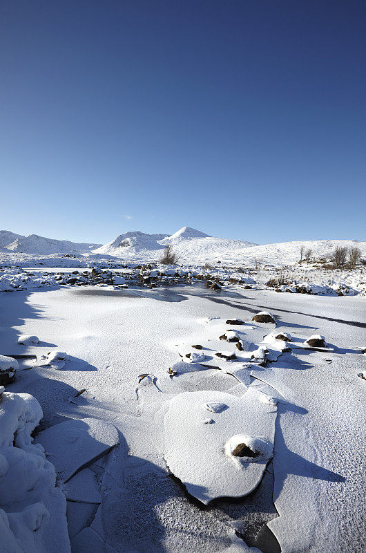 Rannoch Moor，苏格兰高地，苏格兰，英国